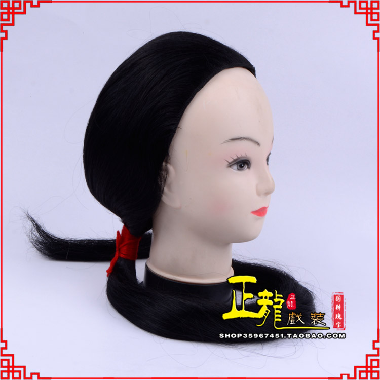 汤旺河古装影视演出头套花旦假发 真发古装发