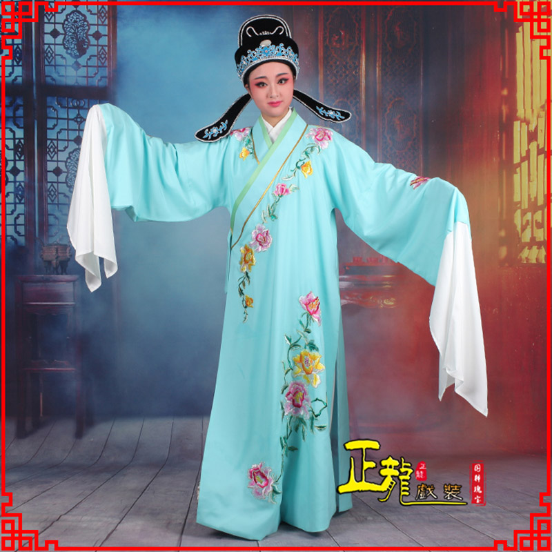 汤旺河梁祝小生褶子道袍 吴素英版小生衣