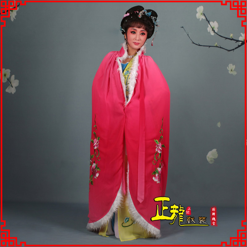 汤旺河小花旦绣花斗篷 花旦披风